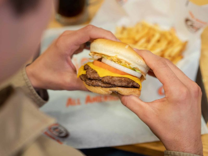 A&W burger