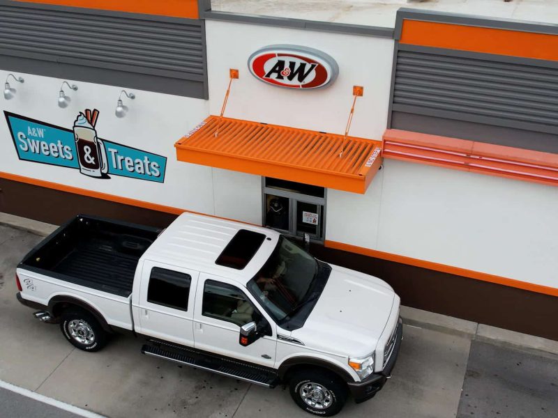 multi unit franchise a&w drive thru