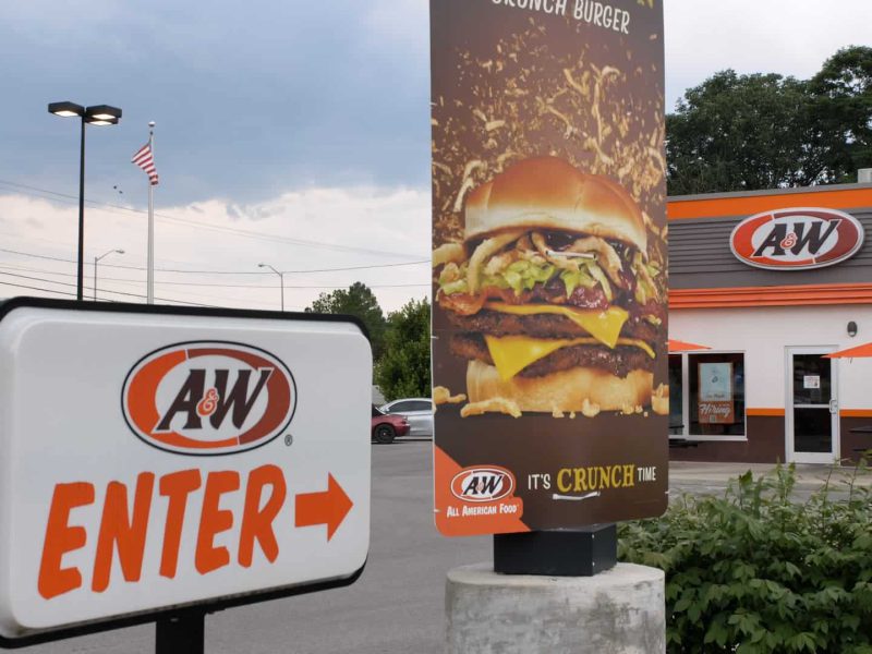A&W sign