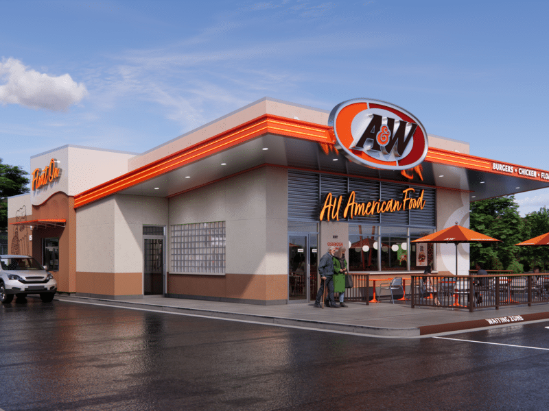A&W new restaurant design